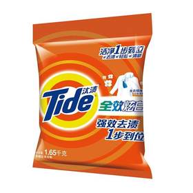 汰渍全效炫白加衣领净精华洗衣粉1.65kg