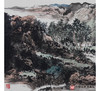张玉锋《碧山云居》70*240cm 山水横幅作品 办公室/客厅/书房挂画 商品缩略图3
