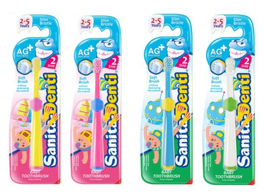 莎卡  韩国sanita-denti 婴幼儿牙刷0-2岁/2-5岁/5+岁 商品图2