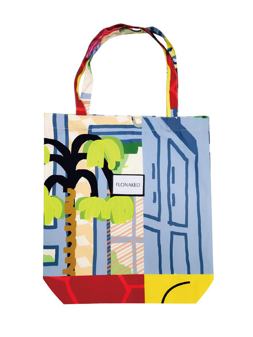 FLONAKED张韵文原创手绘印花定制款购物袋 商品图1