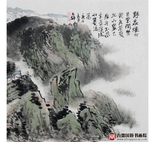 张玉锋《野泉烟火》70*240cm 山水横幅作品 办公室/客厅/书房挂画 商品图6