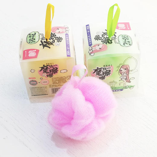 3D双层洗澡摩擦擦浴花球加厚成人不散搓泡澡神器沐浴花条 商品图6
