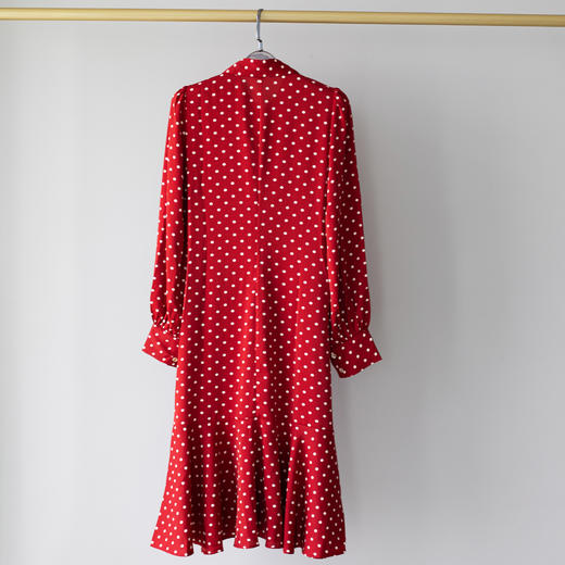 红色波点鱼尾裙 商品图4