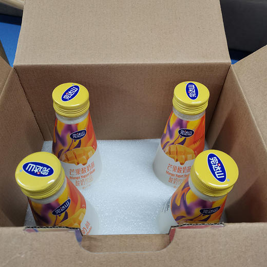 【完达山酸奶昔】69.9元两箱装：芒果酸奶昔4瓶+原味酸奶昔4瓶 营养代餐 市区免费配送！ 商品图3