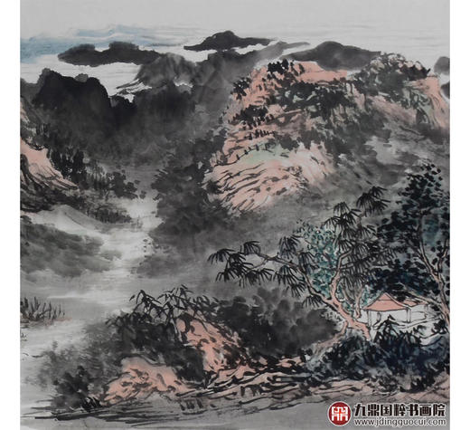 张玉锋《溪山渔隐》70*240cm 山水横幅作品 办公室/客厅/书房挂画 商品图5