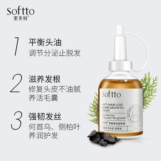 索芙特防脱育发滋养液，4D靶向技术，32年防脱育发专研科技，科学生发 商品图1