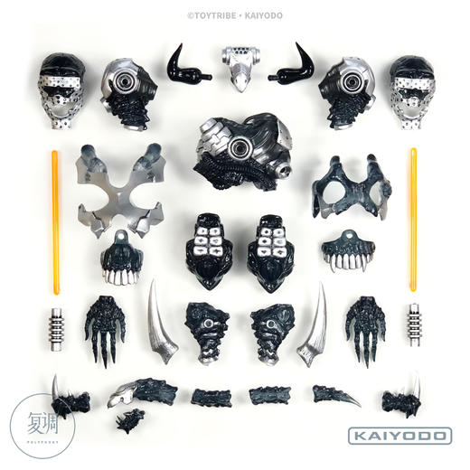 海洋堂 骷髅斯巴达 Shadows from Outer Space  内藤泰弘 手办 摆件 潮玩 商品图5