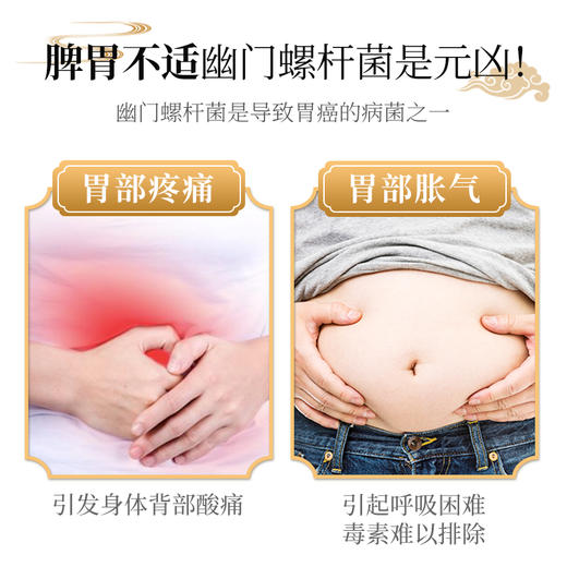 靓龄堂脾胃热敷贴，敷面广，时效足，加大加宽，每天贴一片，温热呵护12小时 商品图1