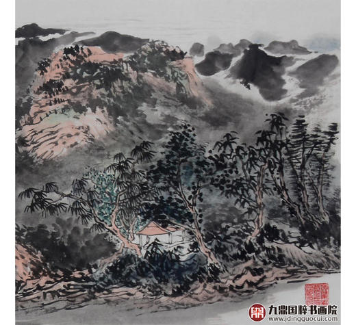 张玉锋《溪山渔隐》70*240cm 山水横幅作品 办公室/客厅/书房挂画 商品图6