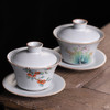 汝窑三才盖碗汝窑茶杯手抓壶单个泡茶碗汝瓷功夫茶具开片陶瓷 商品缩略图0