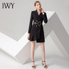 IWY/黑色长袖连衣裙Q10359 商品缩略图2