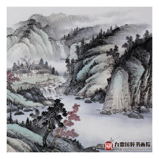 高云鹏《山水作品》68*178cm 山水横幅作品 办公室/客厅挂画 商品图5