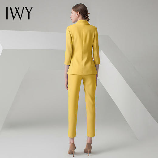 IWY/黄色长袖西装长裤套装CP10223 商品图3