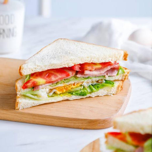 【能量早餐】鸡蛋火腿三明治 商品图0