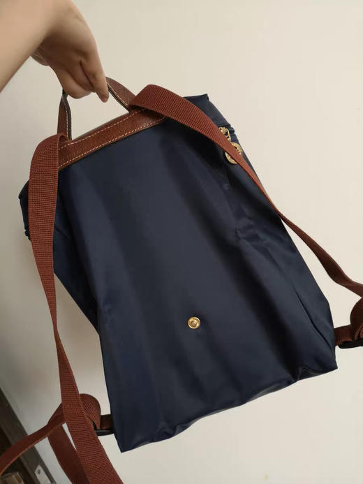 原单法国LongChamp双肩包绣马款折叠手提包龙防水骧包尼龙旅行背包 商品图6