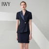 IWY/藏青色短袖西装半裙套装21CS1 商品缩略图1