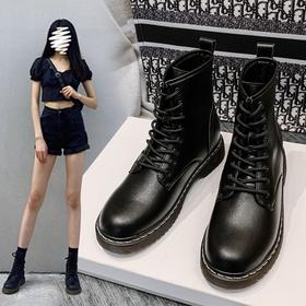 预售，10月26号发货【明星娄艺潇同款】ZHR马丁靴 防滑耐磨 修腿显瘦 柔软透气 八孔设计 时尚百搭 内增高款