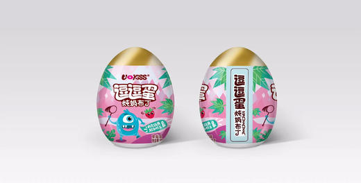 优可思逗逗蛋炖奶布丁80g，保质期12个月 商品图3