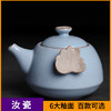 开片汝窑茶壶单壶大号陶瓷过滤家用单个功夫茶手抓壶冰裂创意日式 商品缩略图0