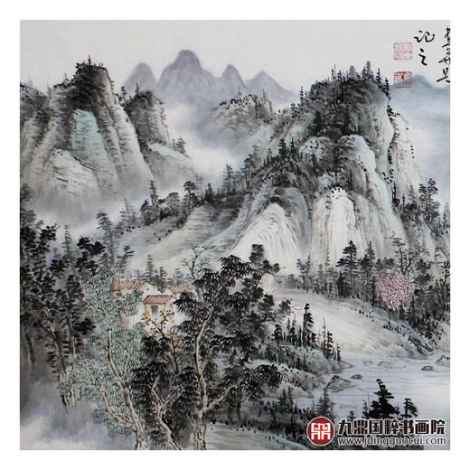 高云鹏《钱塘湖春行》68*178cm 山水横幅作品 办公室/客厅挂画 商品图2