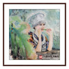 赵金文《苗寨姑娘作品》68*68cm 人物斗方作品 茶室/客厅挂画 商品缩略图0