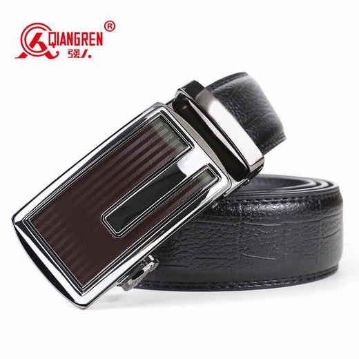 强人际华3515专柜自动扣男士商务休闲腰带 商品图0