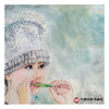 赵金文《苗寨姑娘作品》68*68cm 人物斗方作品 茶室/客厅挂画 商品缩略图4