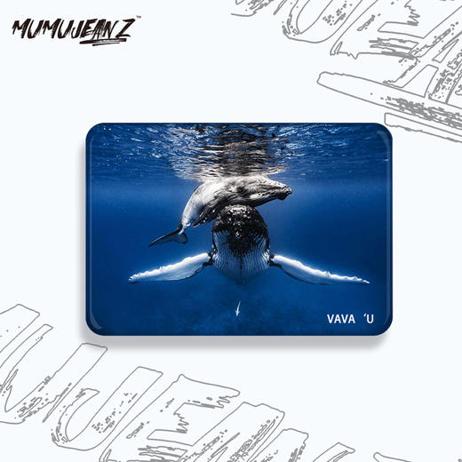 【周边】鲸鱼水晶冰箱贴旅游纪念海岛特色系列一 商品图0