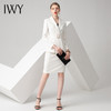 IWY/白色长袖西装半裙套装CS10347 商品缩略图0