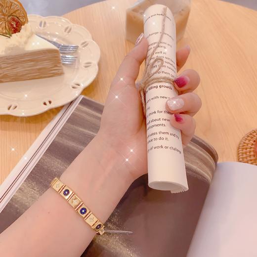 珠宝团！正品APM Monaco 梦幻星月埃及系列可调节手链 925纯银镀金 商品图8