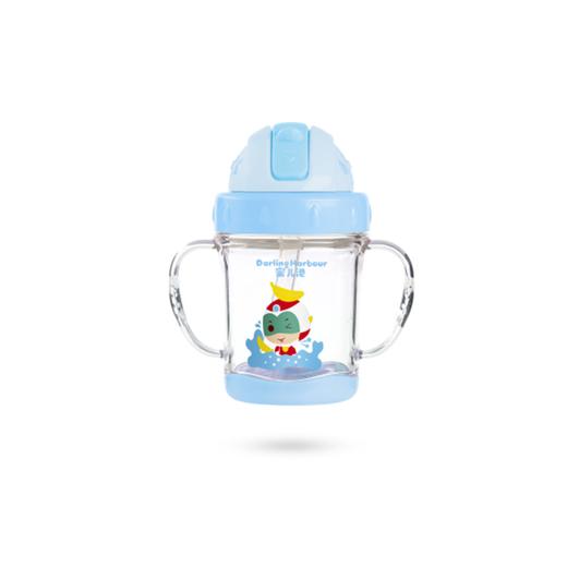 蜜儿港开心超人晶靓不滴漏水杯（蓝色）180ml\MB030# 商品图0