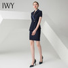 IWY/藏青色短袖西装半裙套装21CS1 商品缩略图2