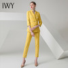 IWY/黄色长袖西装长裤套装CP10223 商品缩略图0