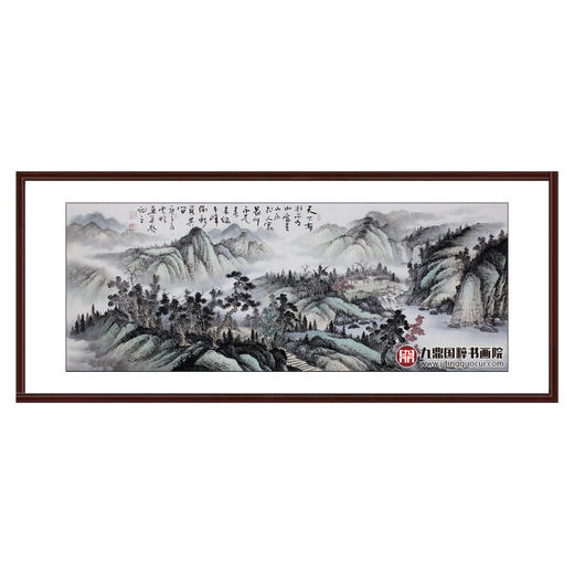 高云鹏《山水作品》68*178cm 山水横幅作品 办公室/客厅挂画 商品图0