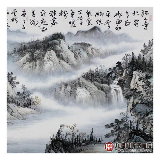 高云鹏《钱塘湖春行》68*178cm 山水横幅作品 办公室/客厅挂画 商品图3