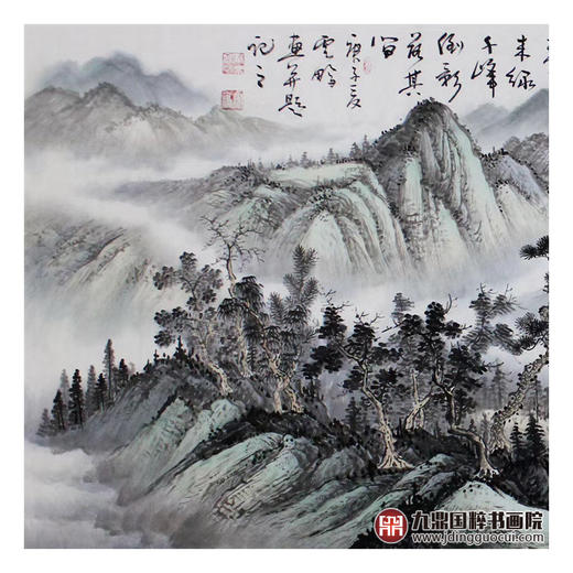 高云鹏《山水作品》68*178cm 山水横幅作品 办公室/客厅挂画 商品图3