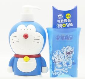 哆啦A梦全家乐洗发沐浴二合一套装  380ml/套