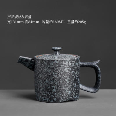 粗陶正把壶单壶泡茶的茶壶单个陶瓷功夫茶家用中式办公室红茶茶具 商品图6