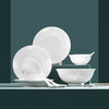 玉牡丹素玲珑餐具套装（16件装），掌柜推荐，景德镇玲珑瓷，手工镂雕，中式餐具之美 商品缩略图0