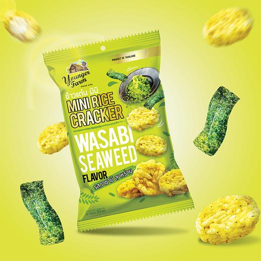 泰国 Younger Farm泰青农场咸蛋芥末香脆米饼网红休闲零食60g 商品图2