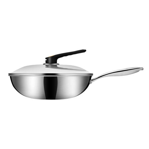 欧乐菲米力士蜂巢316不锈钢炒锅全面屏32cm 商品图1