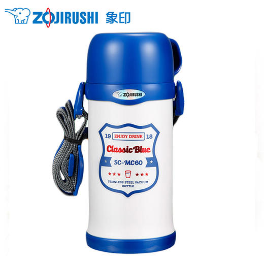 象印(ZOJIRUSHI)婴幼儿童保温杯SC-MC60-WA 儿童保温用品进口304不锈钢保温水杯保温壶600ml 白色 商品图0