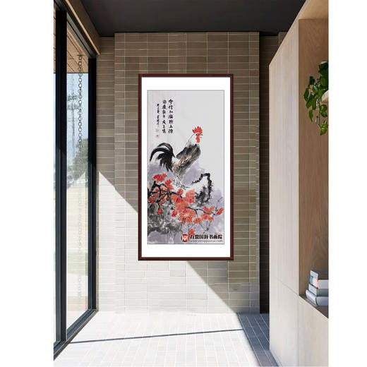 高云鹏《守信知廉标五德》68*138cm 花鸟竖幅作品 玄关/餐厅挂画 商品图2