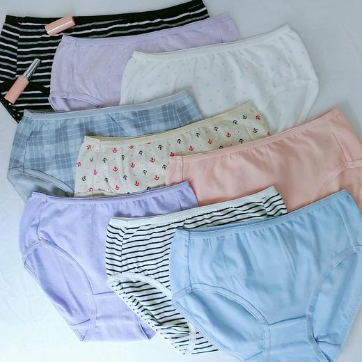 （特价）83021(五枚组)低腰包臀三角裤（混色） 商品图2