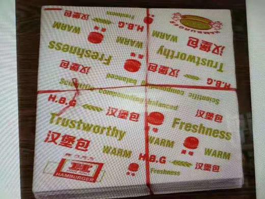 加厚汉堡纸、鸡肉卷纸 500张/捆 质量好/足数/包好 商品图4