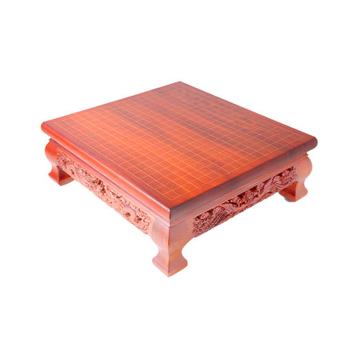 实木雕龙棋墩 商品图1