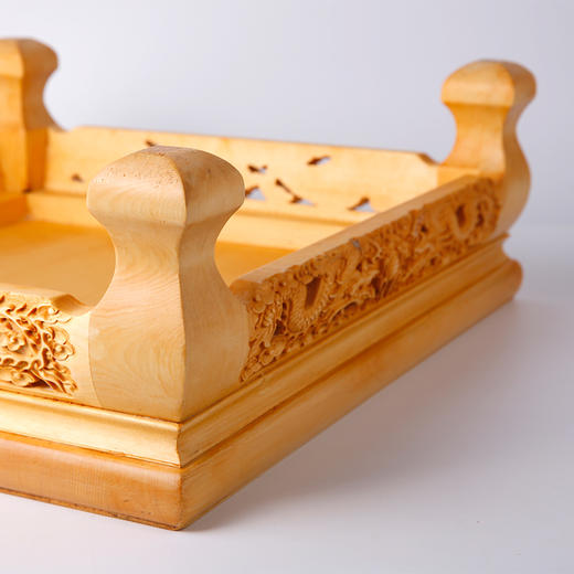 实木雕龙棋墩 商品图4