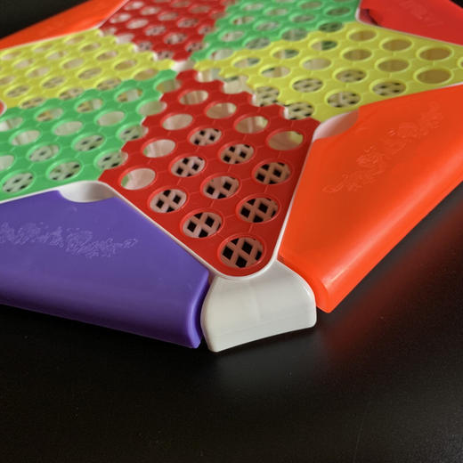 健乐97A 双龙夺珠跳棋60粒跳棋/彩色玻璃珠 儿童亲子互动玩具 商品图3