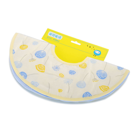 九洲基-爱婴蜜语360度口水巾2条装(蓝/黄)AF070#31*31