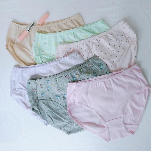 （特价）83021(五枚组)低腰包臀三角裤（混色） 商品图3